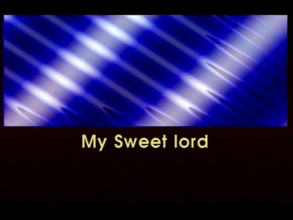 KARAOKE GEORGES HARRISON - My sweet lord