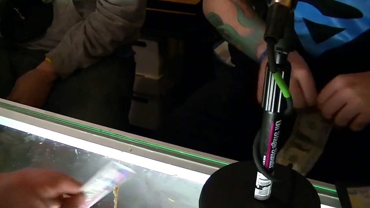 Shuddy Boy snorts Ramen powder at Golden Apple Comics on MSPH