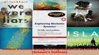 Download  Schaums Outline of Engineering Mechanics Dynamics Schaums Outlines PDF Online