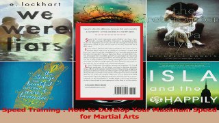 Download  Speed Training  How to Develop Your Maximum Speed for Martial Arts PDF Free