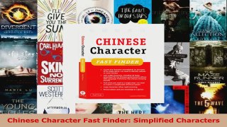 Download  Chinese Character Fast Finder Simplified Characters EBooks Online