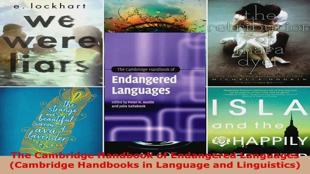 Download The Cambridge Handbook of Endangered Languages Cambridge Handbooks in Language and PDF Online