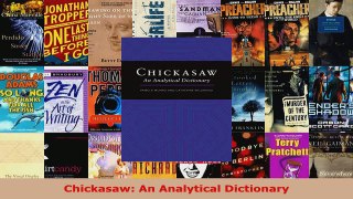 Read  Chickasaw An Analytical Dictionary EBooks Online