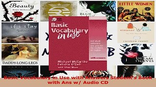 Read  Basic Vocabulary in Use with Answers Students Book with Ans w Audio CD Ebook Free
