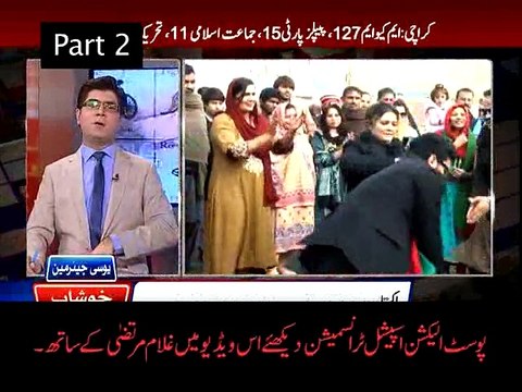 پوسٹ الیکشن اسپیشل ٹرانسمیشن دیکھئے اس ویڈیو میں غلام مرتضی کے ساتھ