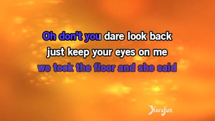 Karaoke Shut Up And Dance - Derek Ryan *