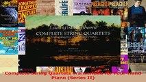 Download  Complete String Quartets Transcribed for FourHand Piano Series II PDF Free
