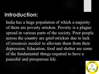 Relief India Trust... Helping the vulnerable