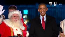 President Obama Sings Jingle Bells With Santa, Family and Freinds