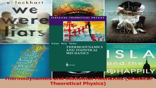 PDF Download  Thermodynamics and Statistical Mechanics Classical Theoretical Physics Download Online