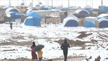 الشتاء يضاعف معاناة النازحين بمخيم عربد بالسليمانية