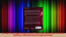 PDF Download  Design and Optimization of Thermal Systems Second Edition Mechanical Engineering PDF Online