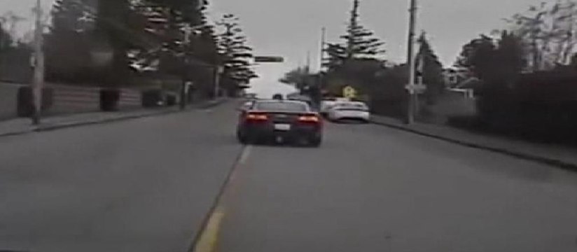 Nefes kesen polis takibi ve çatışma anları kamerada