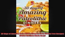 30 Days of Amazing Paleolithic Dinners Easy Gluten Free Recipes Paleo Recipes Made Easy
