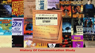 Read  History Of Communication Study Ebook Free