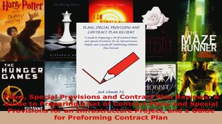 Read  Plans Special Provisions and Contract Plan Reviews A Guide to Preparing a Set of Contract EBooks Online