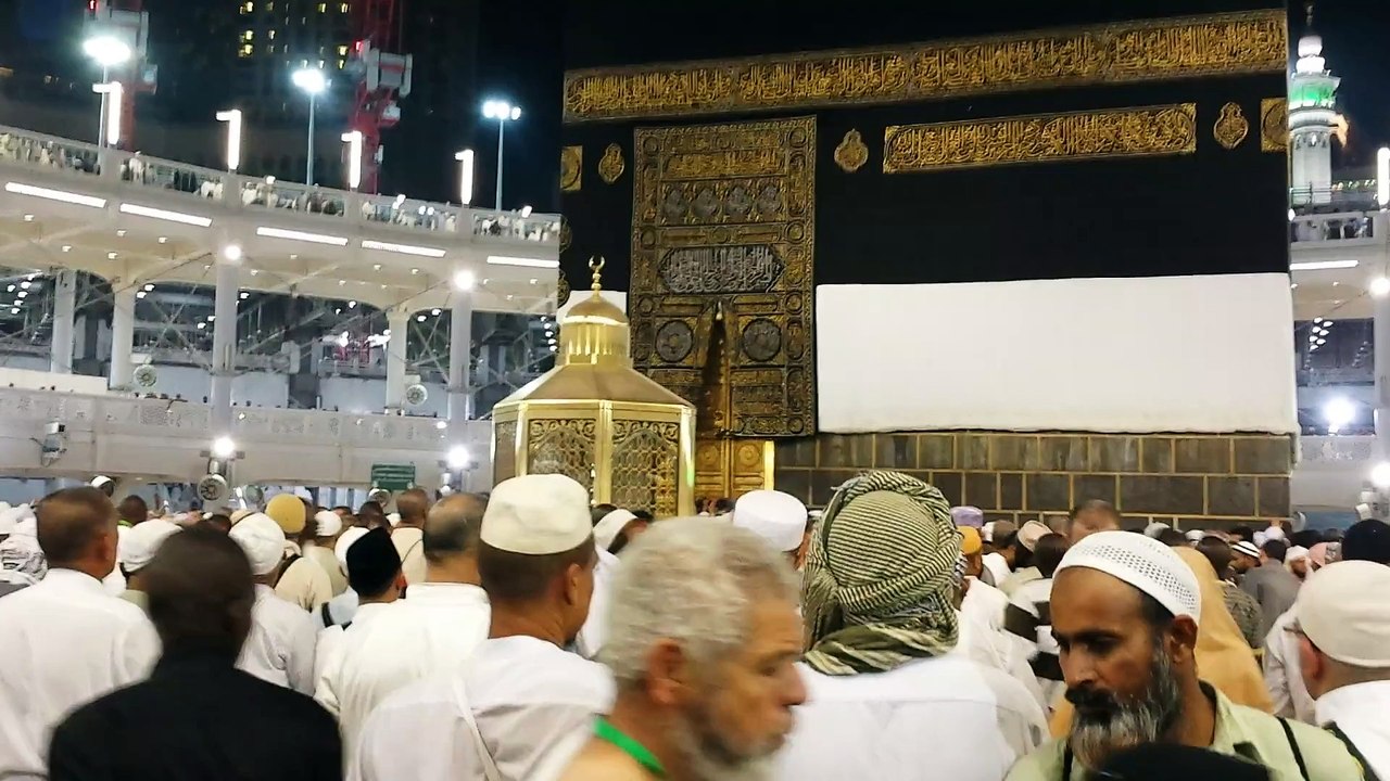 Masjid Al Haram, Kaaba Sharif after Namaz e Isha during Hajj 2015, 145-9-2015