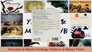 Read  Success is Never Ending Failure is Never Final PDF Free