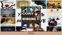 Read  Cory Jane  Winging It Random Tales from the Right Wing Ebook Free