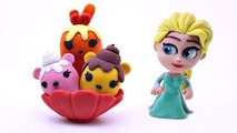 How Elsa Makes Play-Doh Num Noms ----- Disney Frozen Stop Motion Animation