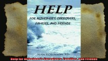 Help for Alzheimers Caregivers Families and Friends