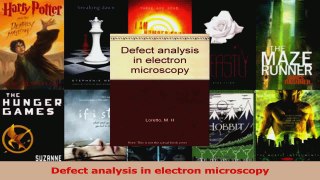 PDF Download  Defect analysis in electron microscopy Download Full Ebook