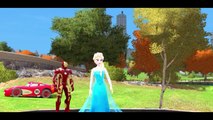 [ Fun Video ] Frozen & Cars Playtime w/ The Avengers Iron Man 1080p + Kids Songs