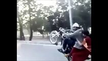 whatsapp funny videos 2015   funny bike stunt with girl   whatsapp funny videos