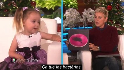 On dirait une petite fille de 3 ans ordinaire pourtant quand elle se met à parler de chimie, c’est le choc !