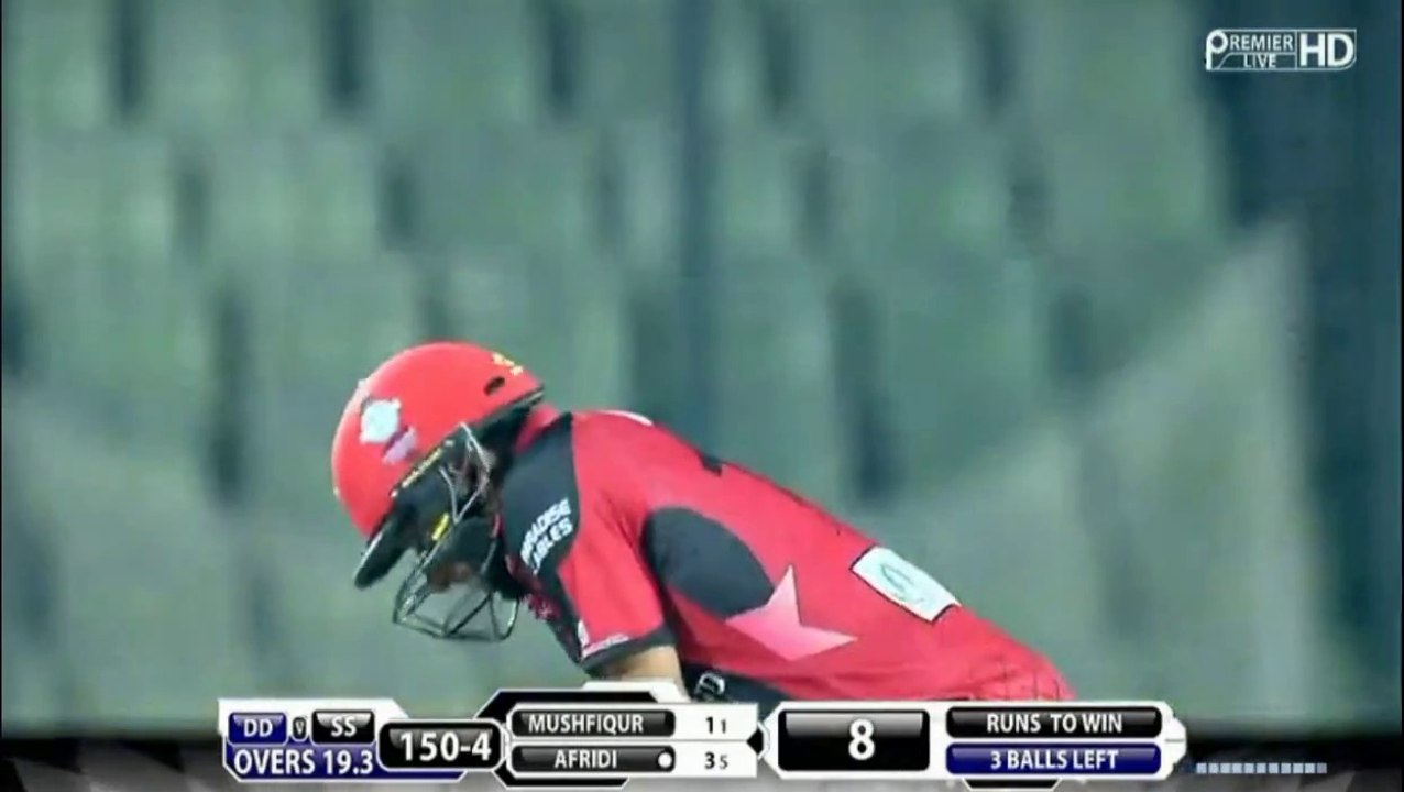 Shahid Afridi Two Consecutive Sixes And Won Match