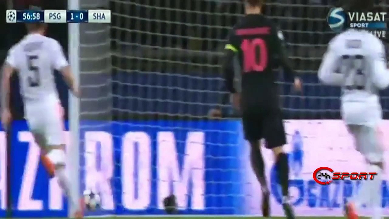 PSG vs Shakhtar Donetsk 2 - 0 All Goals & Highlights 08.12.2015