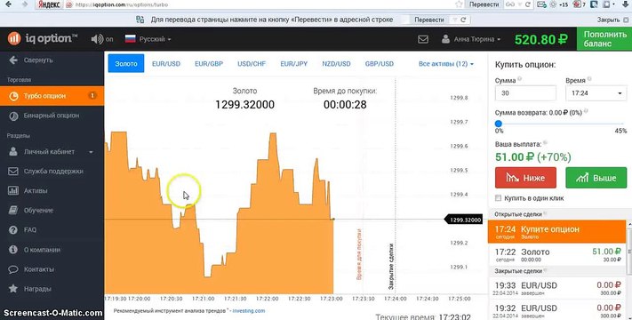 Бинарные опционы IQ OPTION как заработать деньги
