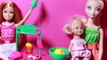 Barbie Sisters Baking Fun Dolls with DIY Play Doh Christmas Cookies + Frozen Kids, Elsa &