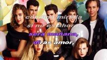 Timbiriche - si no es  ahora - karaoke letra