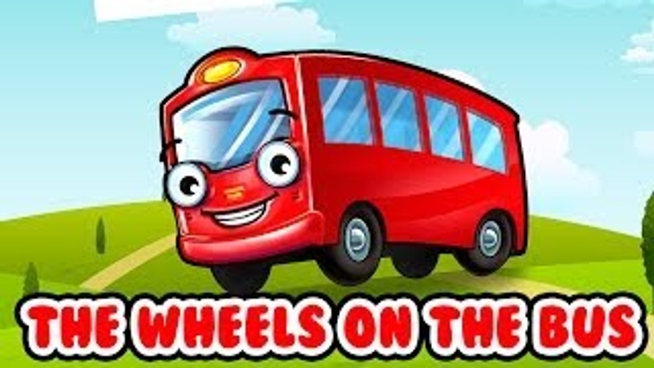 Wheels On The Bus Go Round And Round - 3D Animation Kids Songs | Nursery Rhymes for Child
