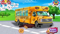 Car Games - School Bus Car Wash Best Baby Games