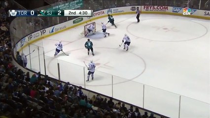 Maple Leafs @ Sharks Highlights 01/09/16