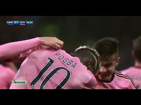 0-1 Paul Pogba Goal Italy Serie A - 10.01.2016, Sampdoria 0-1 Juventus FC