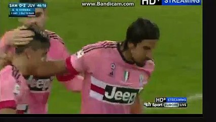 Sami Khedira Super Goal Sampdoria 0-2 Juventus Serie A