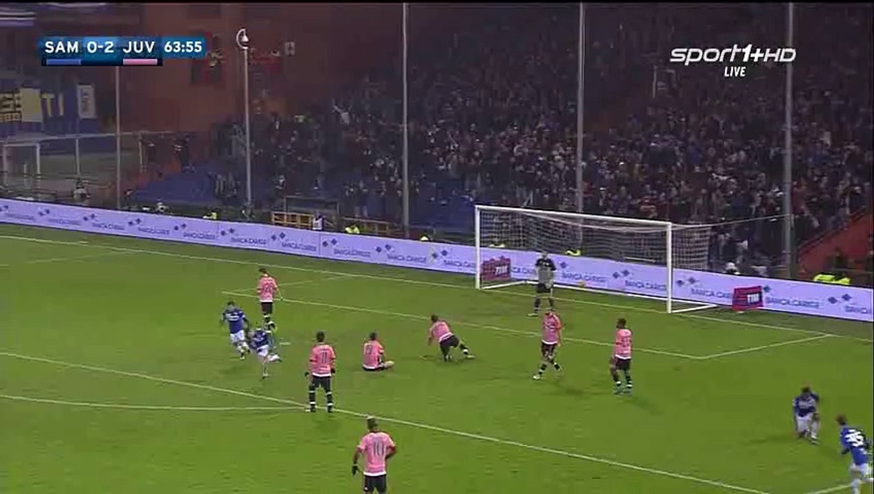 Antonio Cassano Goal HD - Sampdoria 1-2 Juventus - 10-01-2016