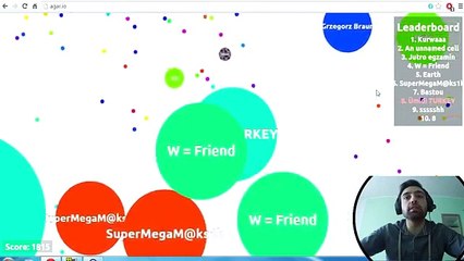 Agar.io Türkçe | Avrupayi yikan çilgin Türk Ümidi | ilk 10 | Agario