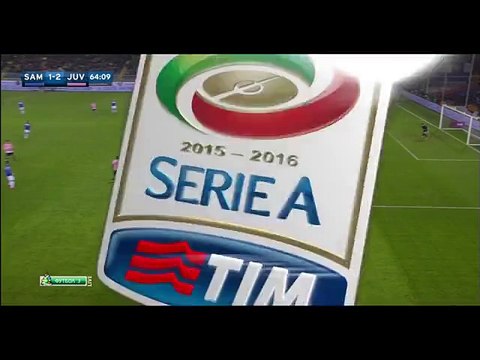 1-2 Antonio Cassano Goal Italy Serie A - 10.01.2016, Sampdoria 1-2 Juventus FC