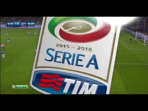 1-2 Antonio Cassano Goal Italy Serie A - 10.01.2016, Sampdoria 1-2 Juventus FC
