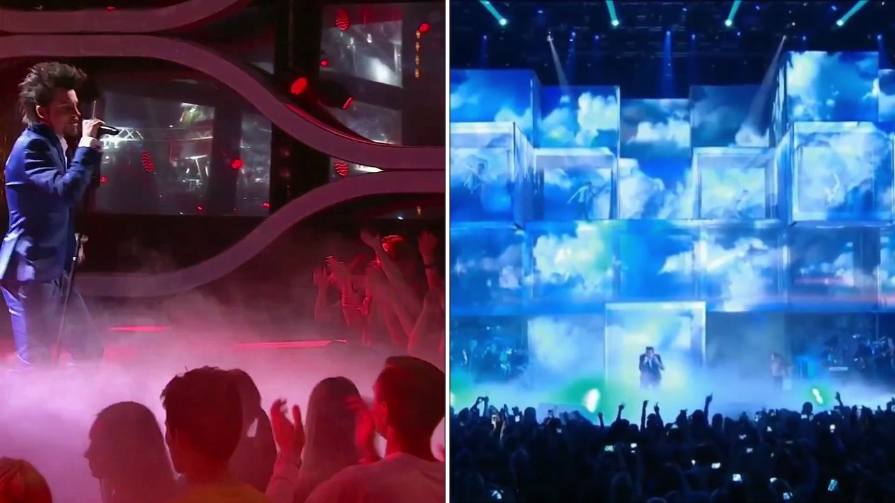 Фан-видео: А.Бон и Д.Билан - «Ты должна рядом быть» (2 видео в одном) (Ruth)