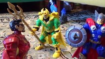 Hulk vs Wolverine e Thor Marvel Super Hero Mashers Avengers Toys Brinquedos Em Português