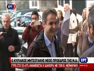 Πρώτες εικόνες από τα γραφεία Μητσοτάκη