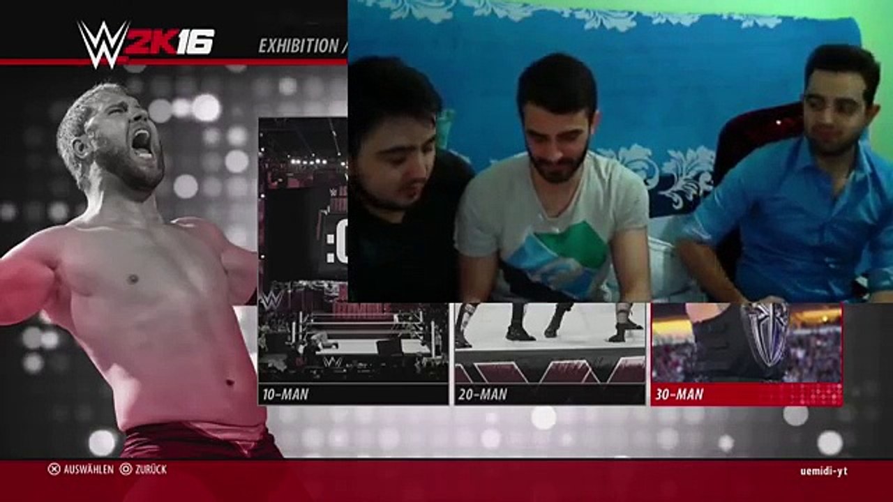 Yilbasi Canli Yayini | WWE 2k16 ve Fifa 16 | Royal Rumble Fut Draft | Momo, Cevo, Ibo