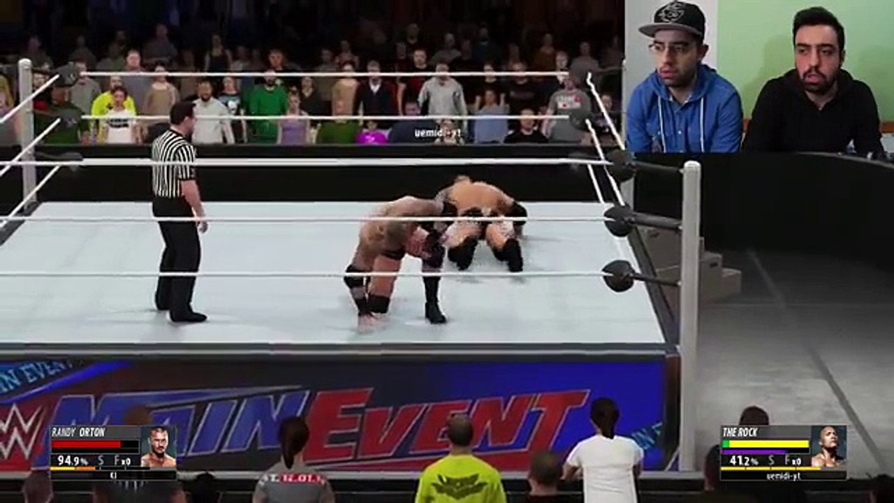 WWE 2K16 Online Türkçe | Spiker MOMO ve The Rock ile disarda OMG | Ümidi vs World | 8.Bölüm | Ps 4