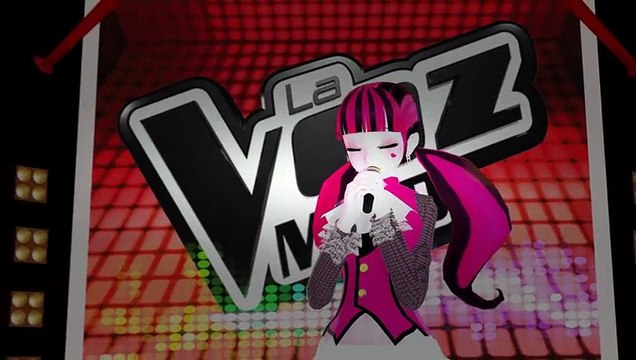 Draculaura sings «Call me Maybe» La Voz MMD | Blind Auditions (eng sub)