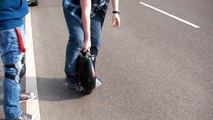 Airwheel Einrad Skateboard eSkateBot Self Balancing Unicycle Airwheel X 3 Segway *1080p50f